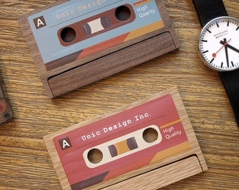 Cassette Business Card Case / Holder