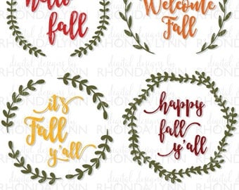 Sale! Fall SVG, Hello Fall SVG, Welcome Fall svg, It's Fall y'all svg, happy fall y'all svg, Thanksgiving svg, Fall Download, Fall Graphic
