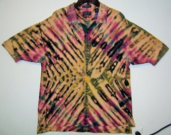 tie dye golf shirts