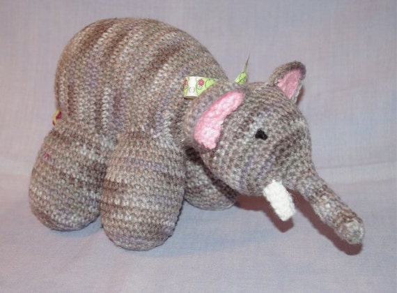 grey elephant stuffed animal