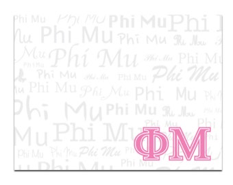 Phi Mu Sticky Notes