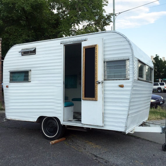 Items similar to 1966 Vintage Trailer or Food Truck on Etsy