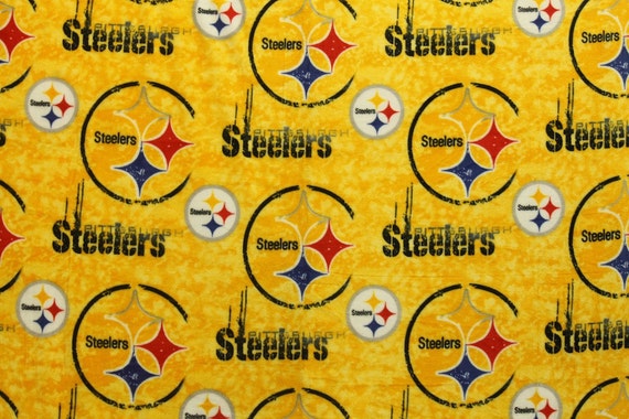 NFL Pittsburgh Steelers Fleece V2 Fabric by the yard IST8