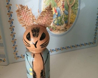 Peter Rabbit Peg Doll