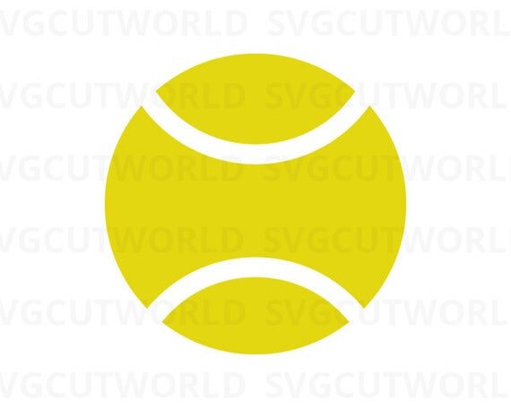 Tennis Ball Svg Sports Ball Svg use with Cricut & Silhouette