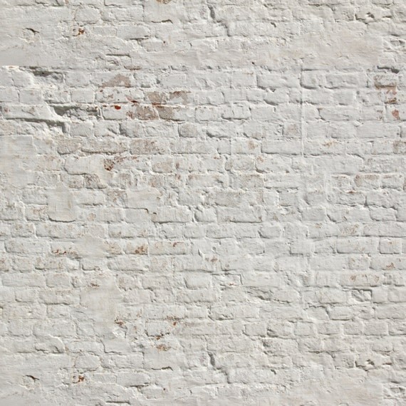 White Washed Brick Peel and Stick Wallpaper 127 / Adhesive