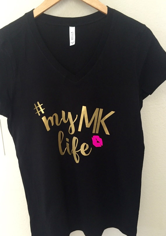 My Mary Kay life Fitted V-neck T-shirt