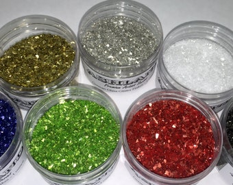 Vintage Glass Glitter - Made with Genuine Silver