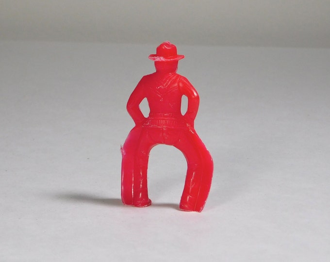 Vintage Plastic Red Cowboy Rider Gun Belt