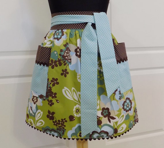 Womens Half Apron Retro Chic Cute Kitchen Waist By GreatGoods   Il 570xN.929652223 Qnjz 