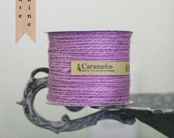 100 yds of Lavender Jute Twine