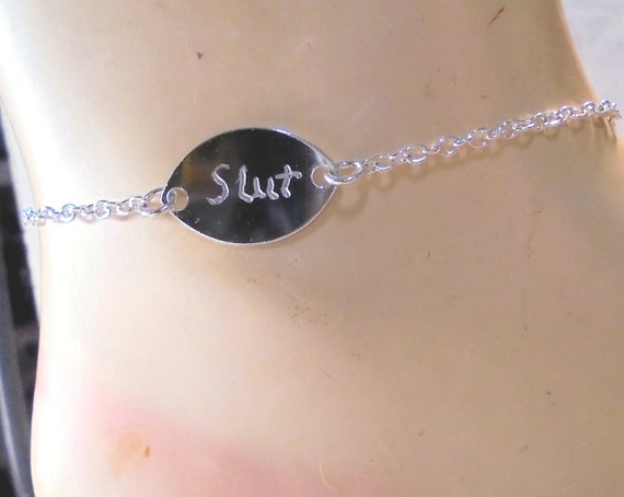 Slut Anklet Adult Anklet Ankle Bracelet Anklet Slut