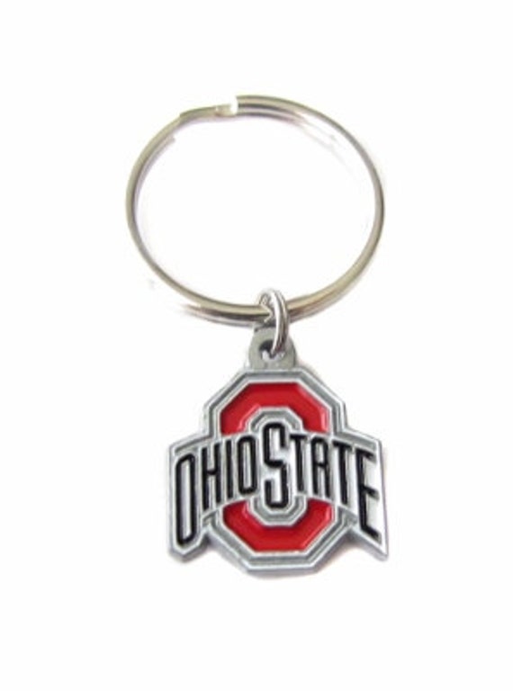 Ohio State Buckeyes Charm Keychain Bag Charm Key Chain