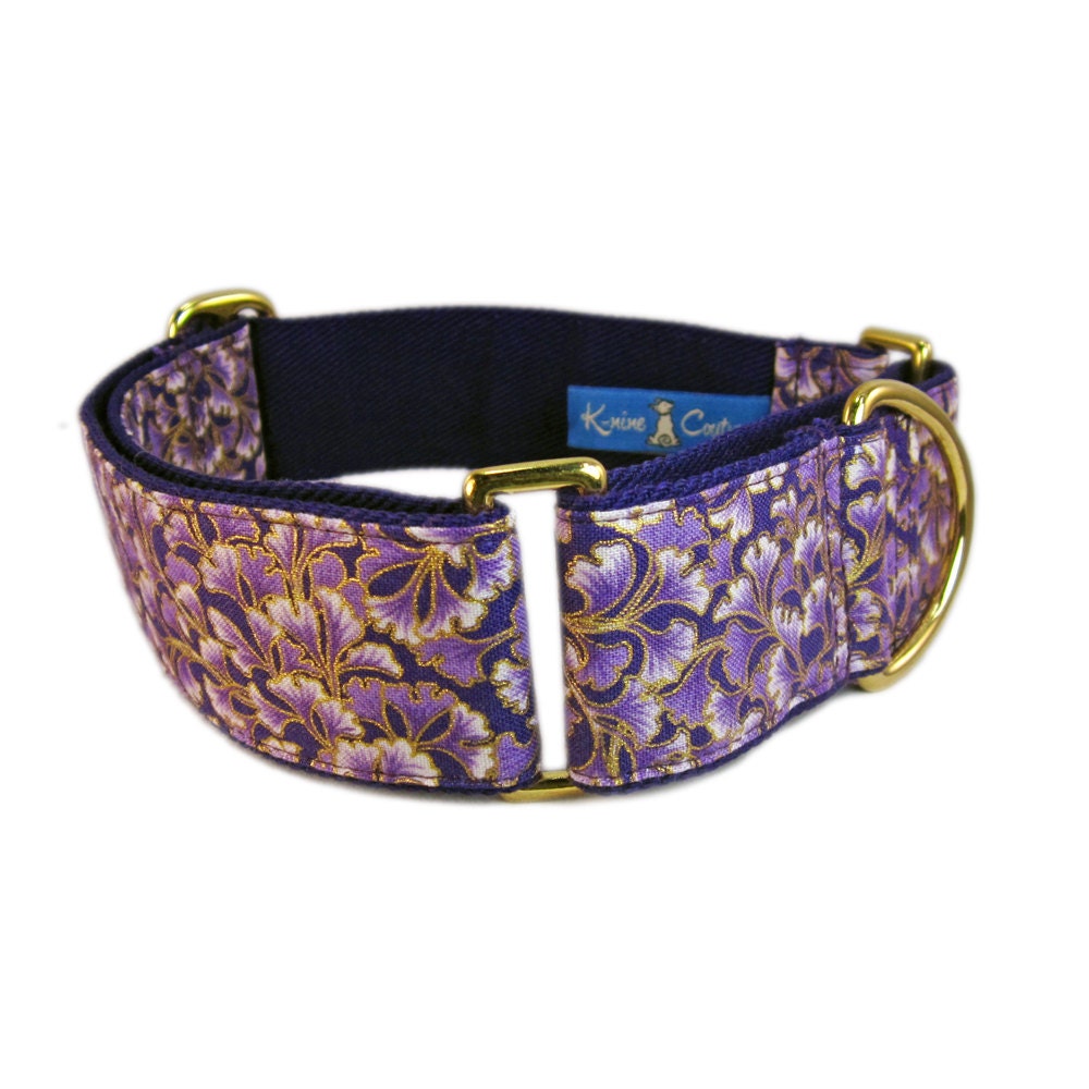 Martingale Dog Collar for Girl Dog Purple Dog Collar