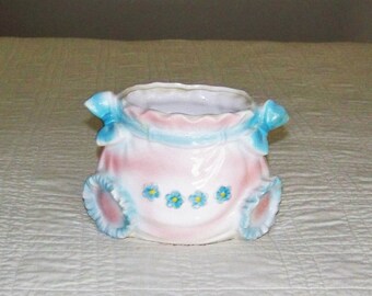 Diaper Flower Arrangement Vase