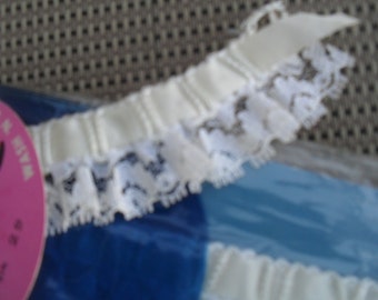 Lace Satin edged Gathered Original packaging by Fashion Trim