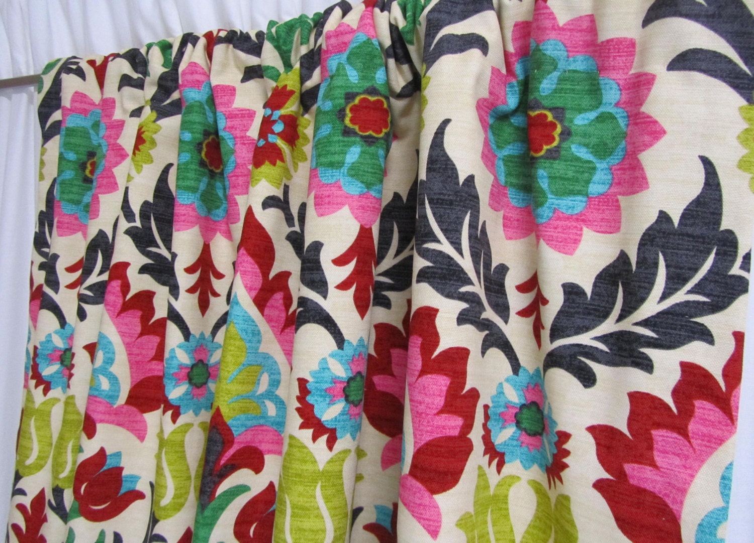 Bright Home Decor Southwestern Drapery Panels Multi-Colored