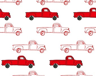 Unique vintage red truck related items | Etsy