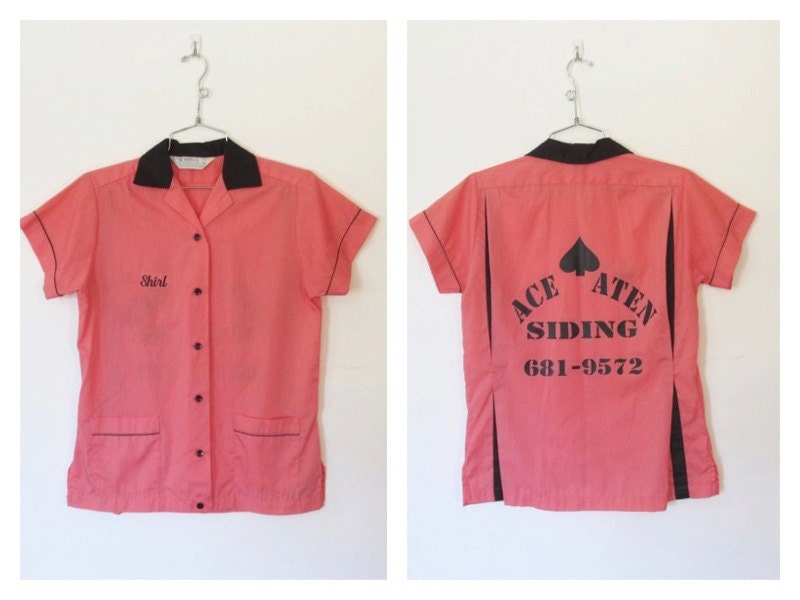 vintage bowling shirts women