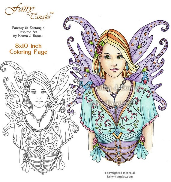 Download Fay Fairy Printable Coloring Book Sheets & Pages by Norma J