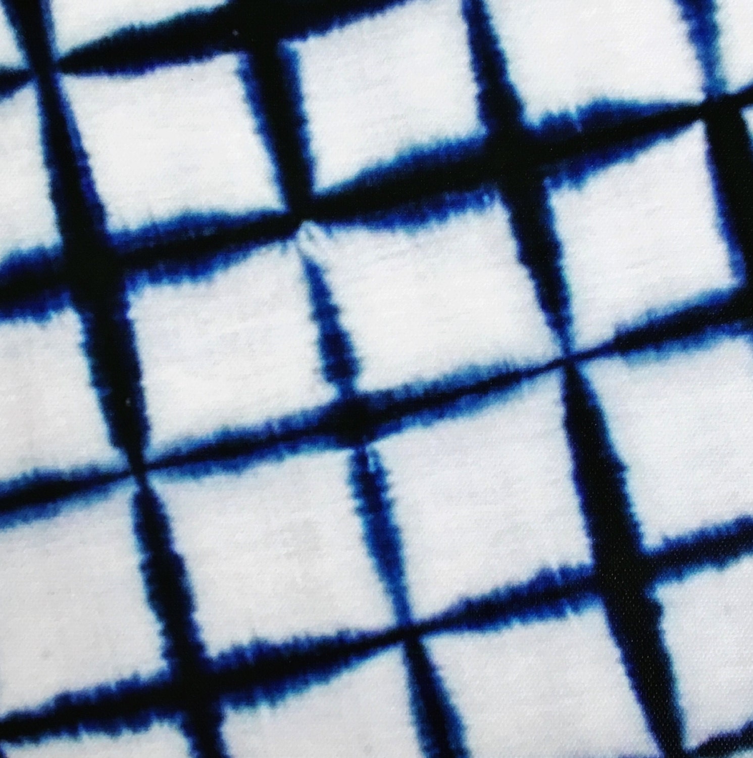 Shibori Tie Dye Indigo Shibori Art by HappenstanceByChance