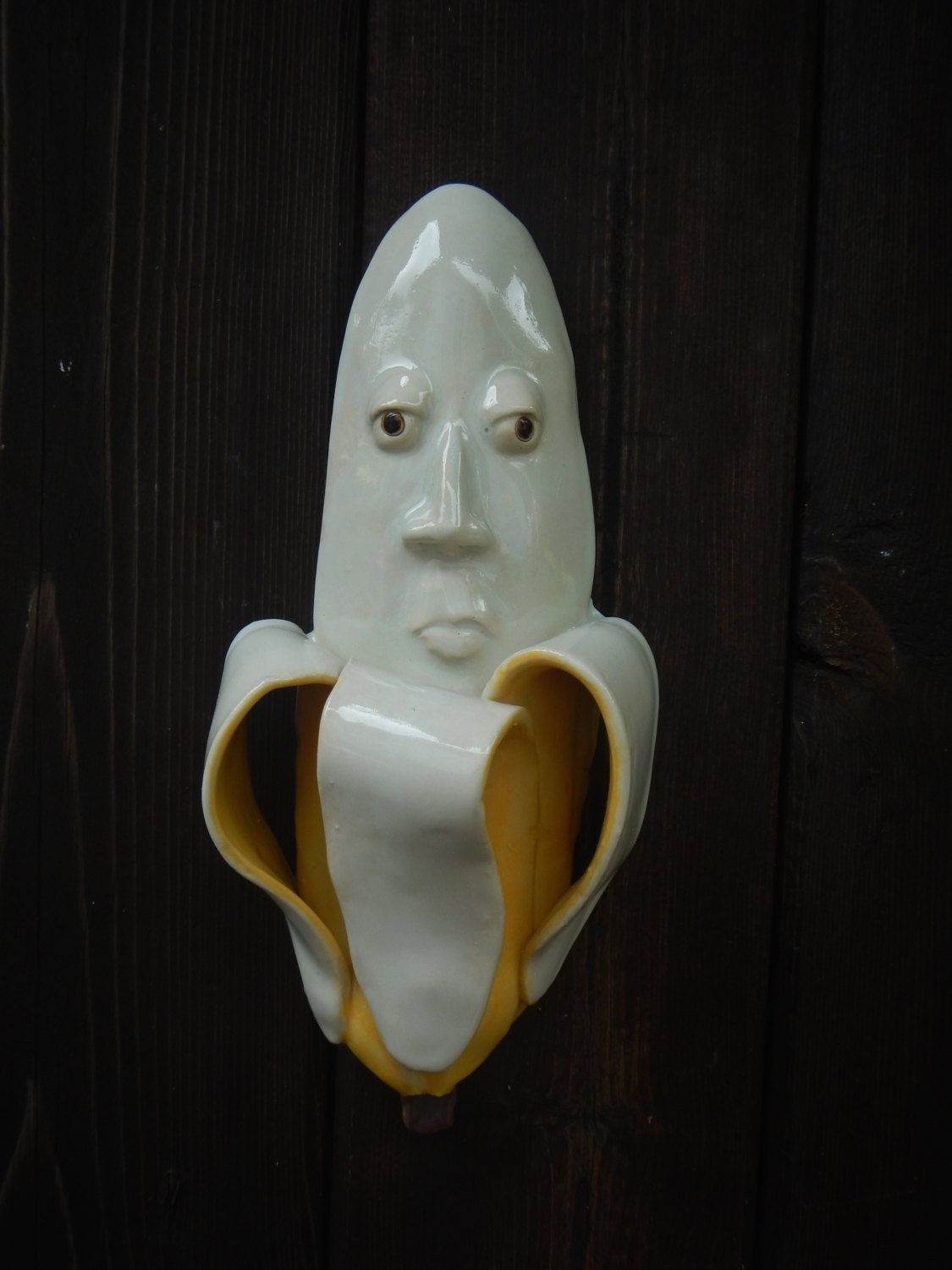 Banana Face Ceramic MaskHome decor