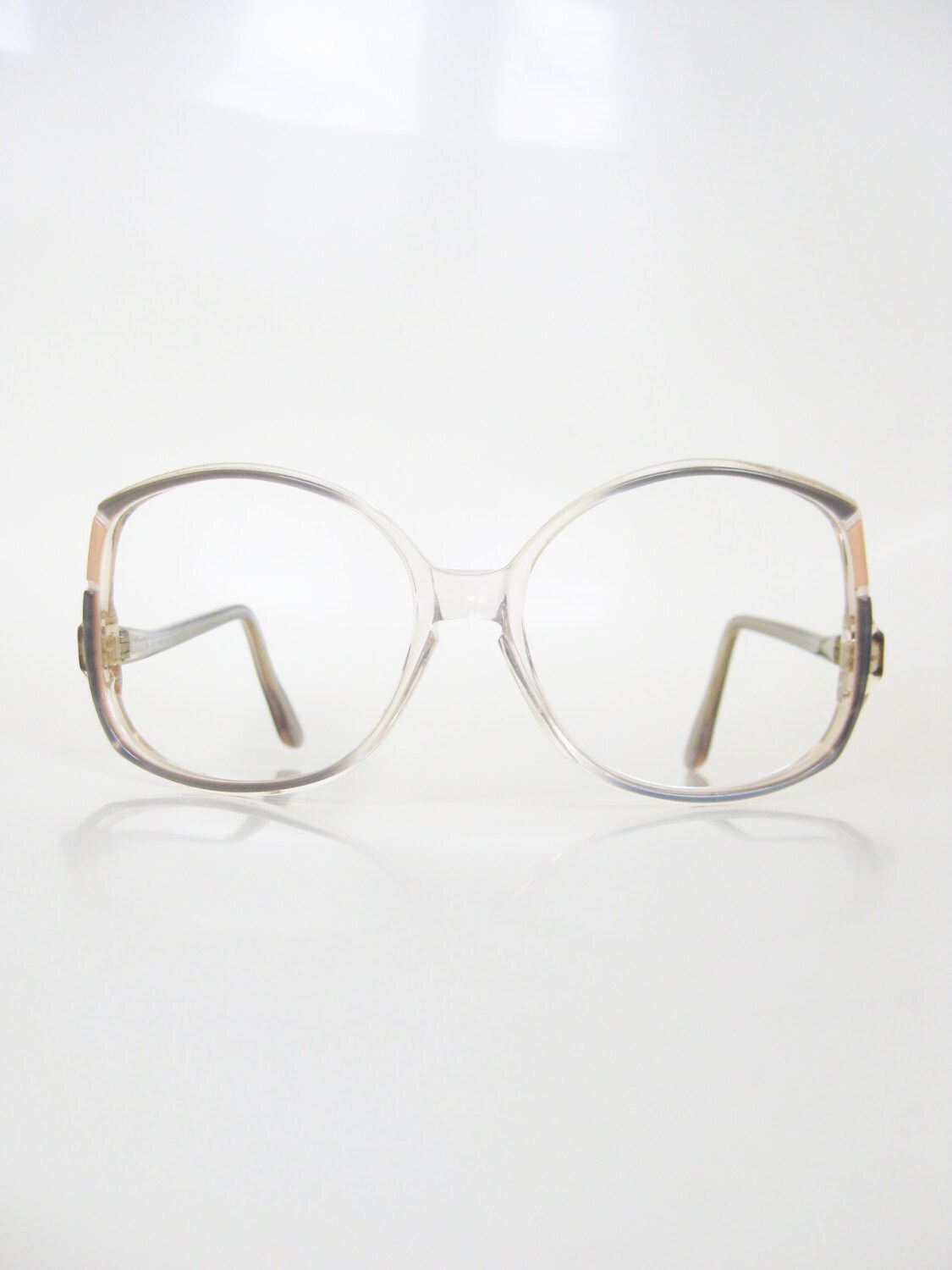 Vintage Avant Garde Eyeglasses 1970s Oversized Womens Glasses