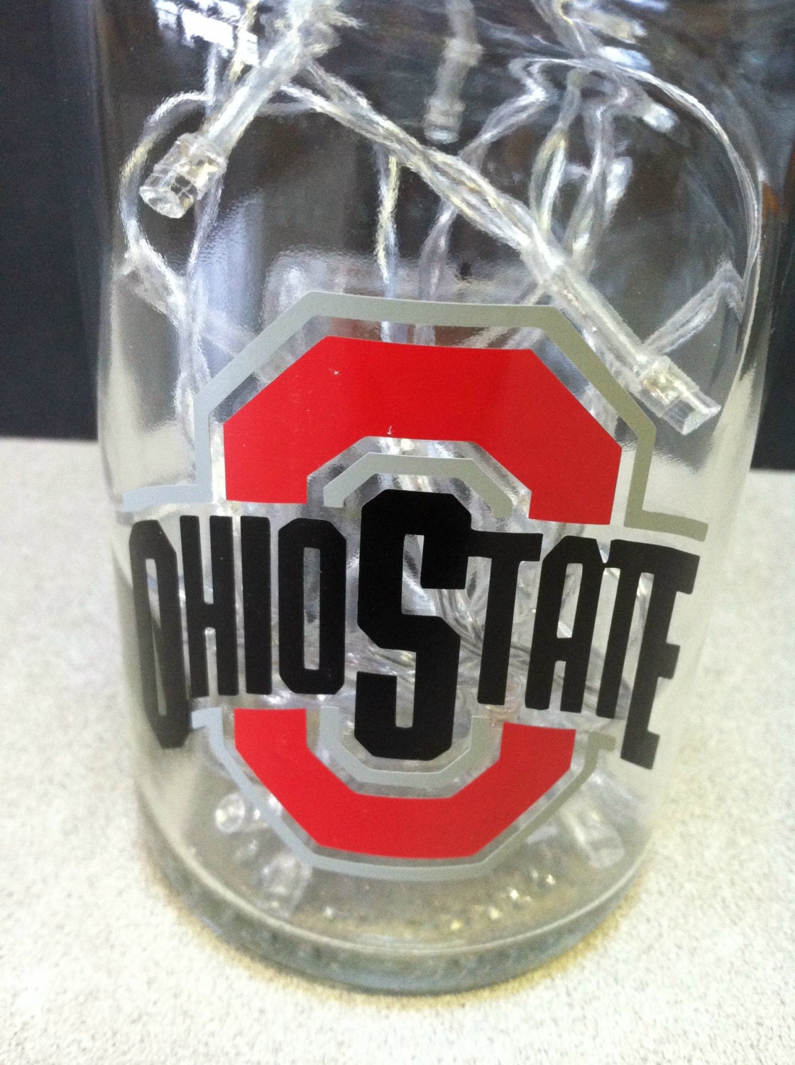 Ohio State Lighted Liquor Bottle Ohio by