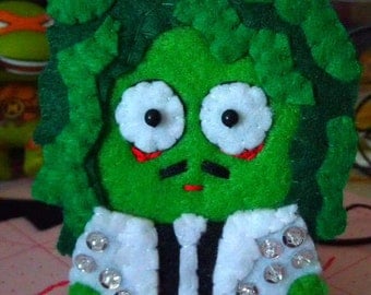 Old Gregg from The Mighty Boosh - Handmade felt applique ornament