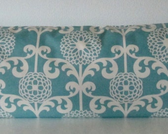 Body Pillow Cover - Fun Floret - Blue - Floral - Waverly - 20x54 - Body Pillow Case