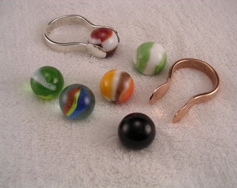 Marble Ring, Marble Marvel™ Ring, Marble Collectors, Vintage Marbles