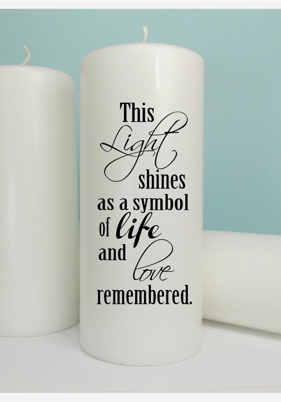 This Light Shines Memory Candle by AndrewsPondCrafts on Etsy