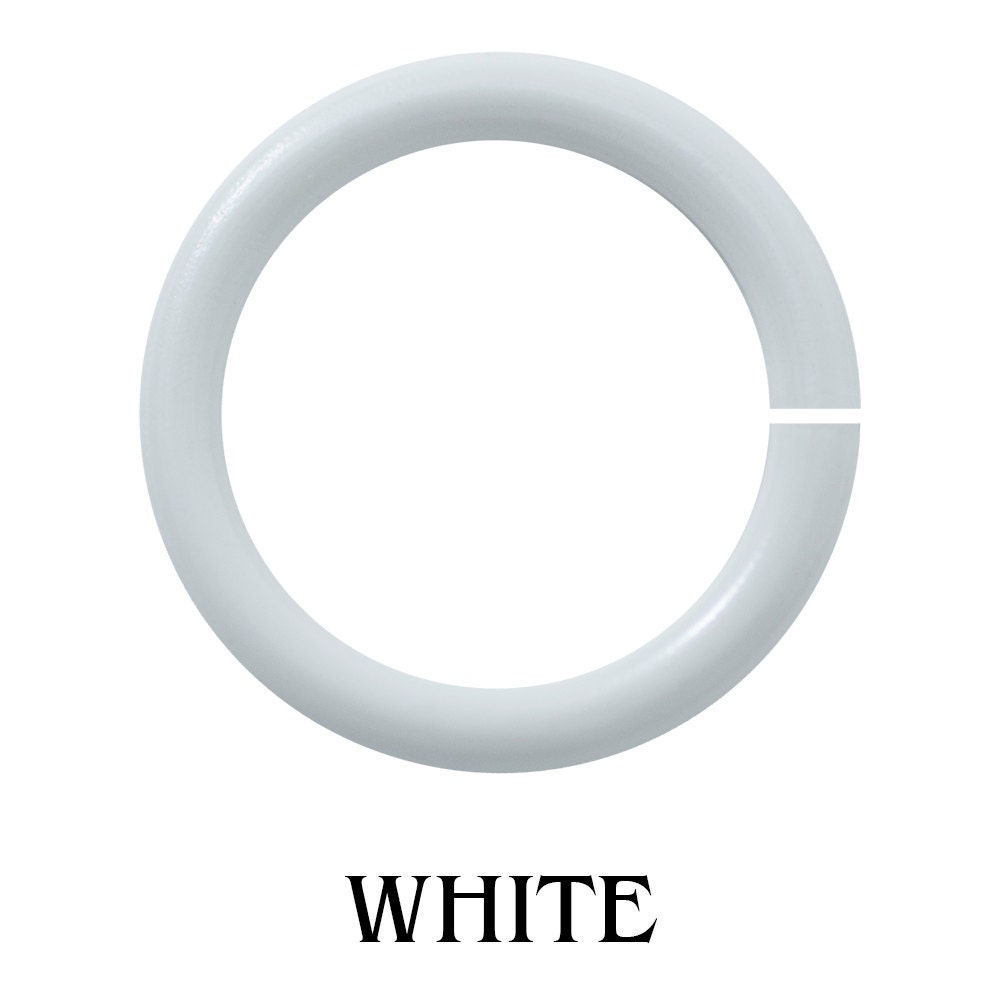 JUMP RINGS 18Gauge AWG White Enameled Copper Jump Rings 1