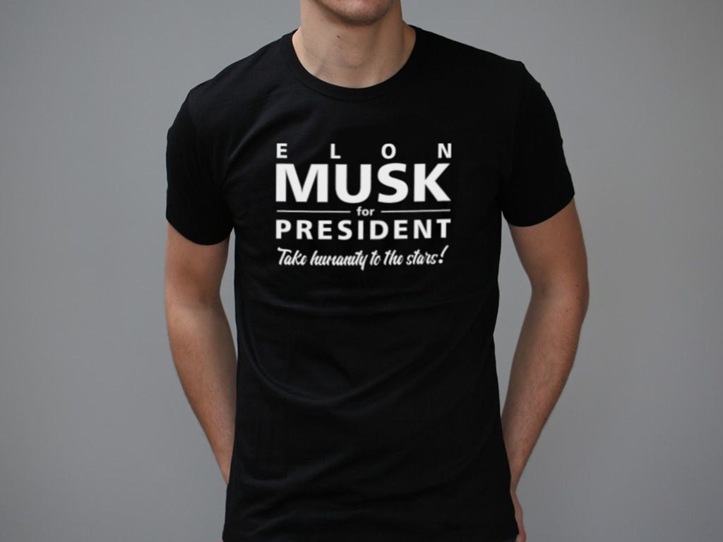 elon musk in t shirt