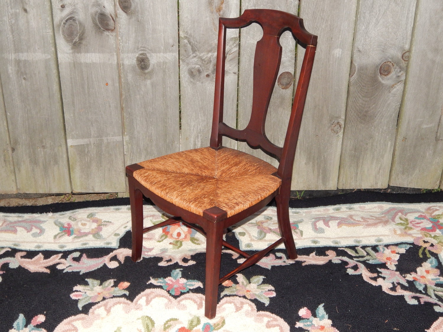 Antique T Back Childs Chair exquisite shape – Haute Juice