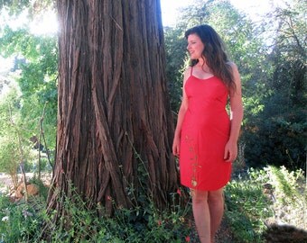 vintage Slip 60s full slip Red M