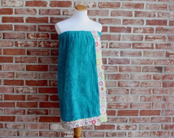 Towel Wraps Adult and Child; no monogram, circle, or applique