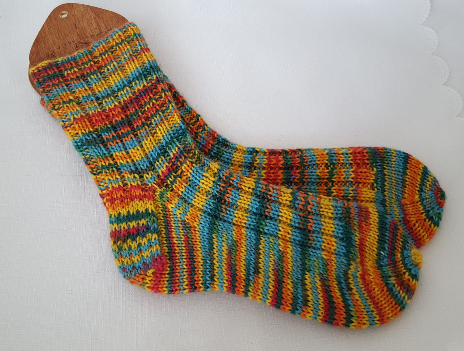 Womens Wool Socks Hand Knitted from British Wool Handmade