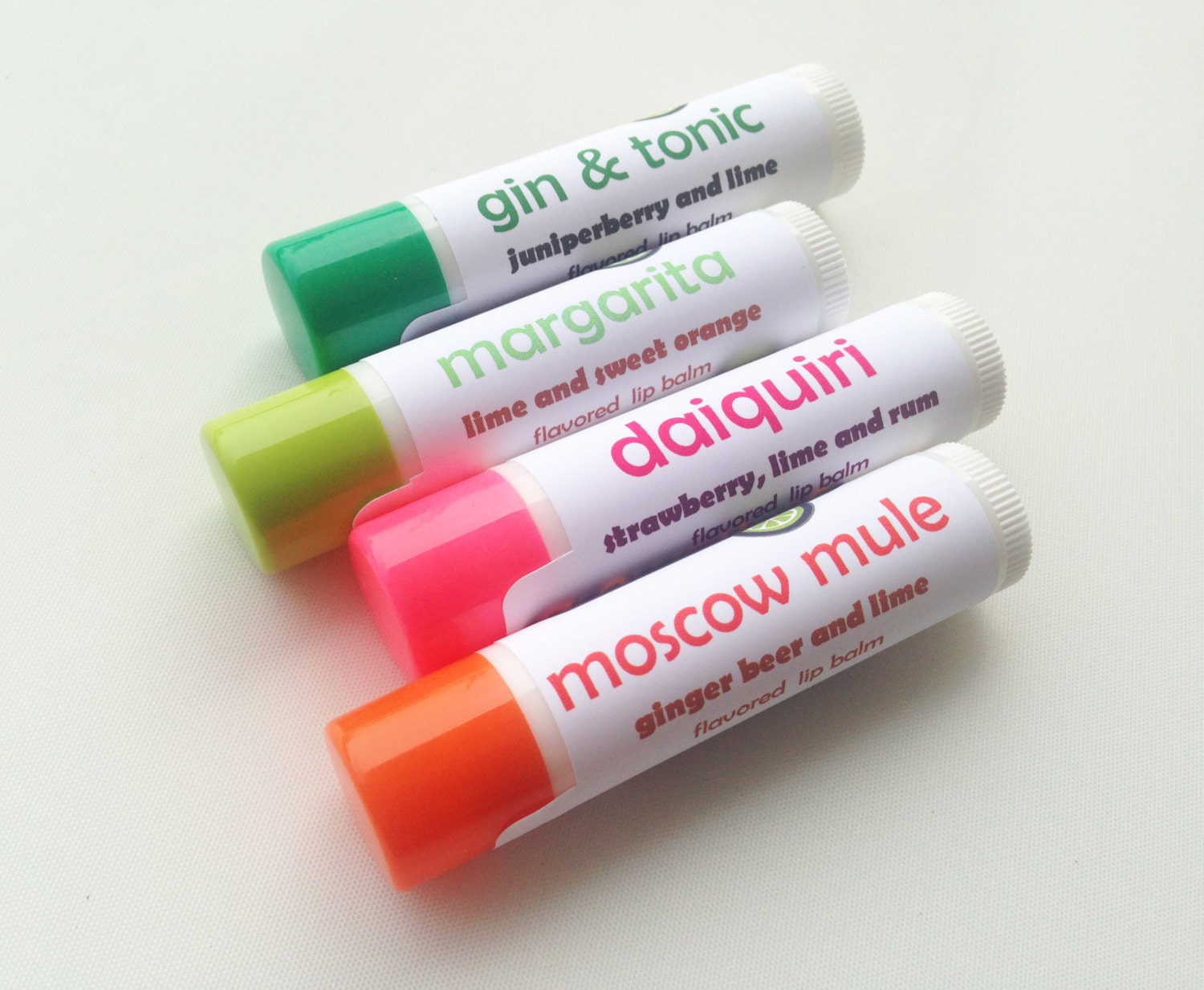 Any 4 cocktail-flavored lip balms you pick flavors add