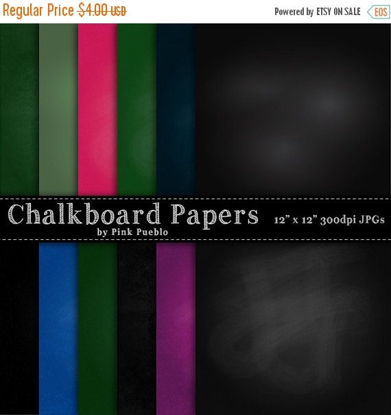 CHRISTMAS IN JULY sale Chalkboard Digital Printable by PinkPueblo