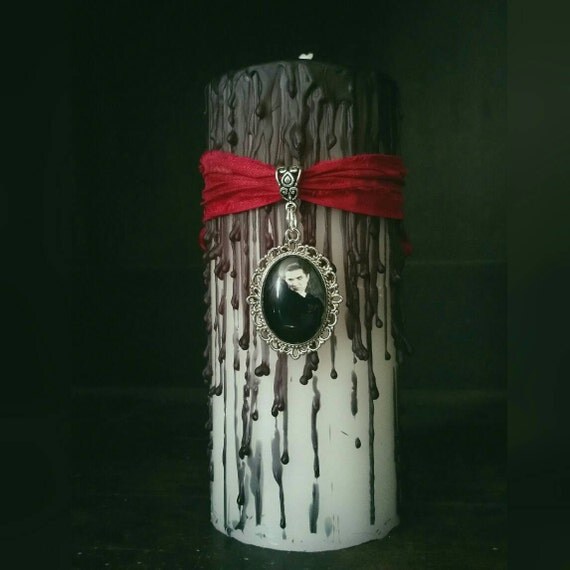 vampire candle dracula pillar cabochon goth film fan gift