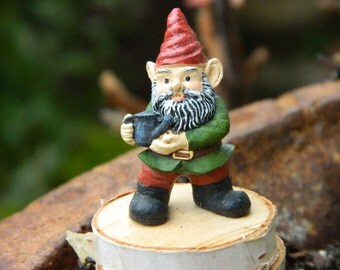 Fairy Garden Gnome Miniature Garden Gnome Accessories Terrarium for miniature garden