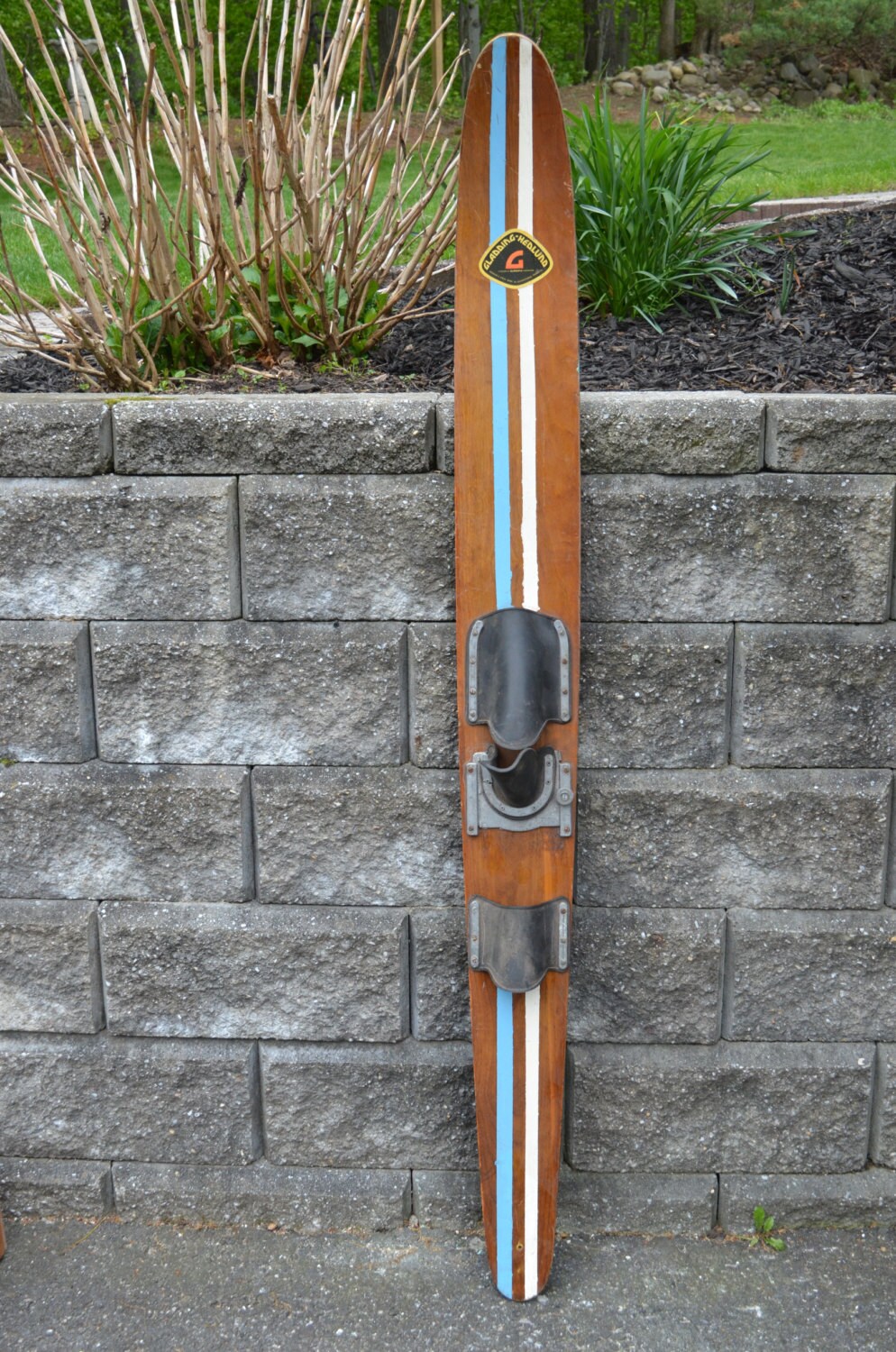 Vintage Water Ski Wood Skis skis skiing Decor Water ski