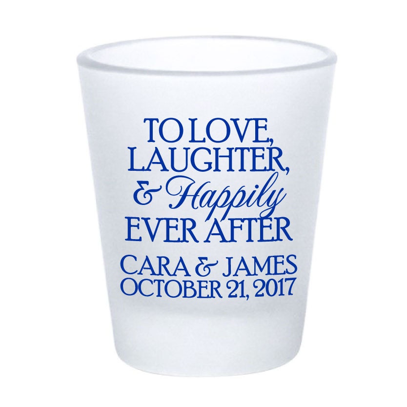 Wedding Favors Shot Glasses 1.5oz Frosted Shot Glass To