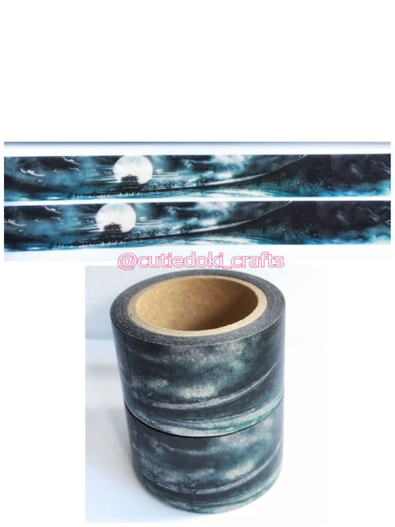 Ancient Night Scenery Washi