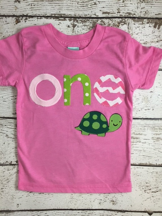 first birthday tee, girl's birthday shirt, Turtle party Baby turtle ...