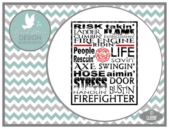 Download Firefighter Fireman LL019 F svg file Cutting File