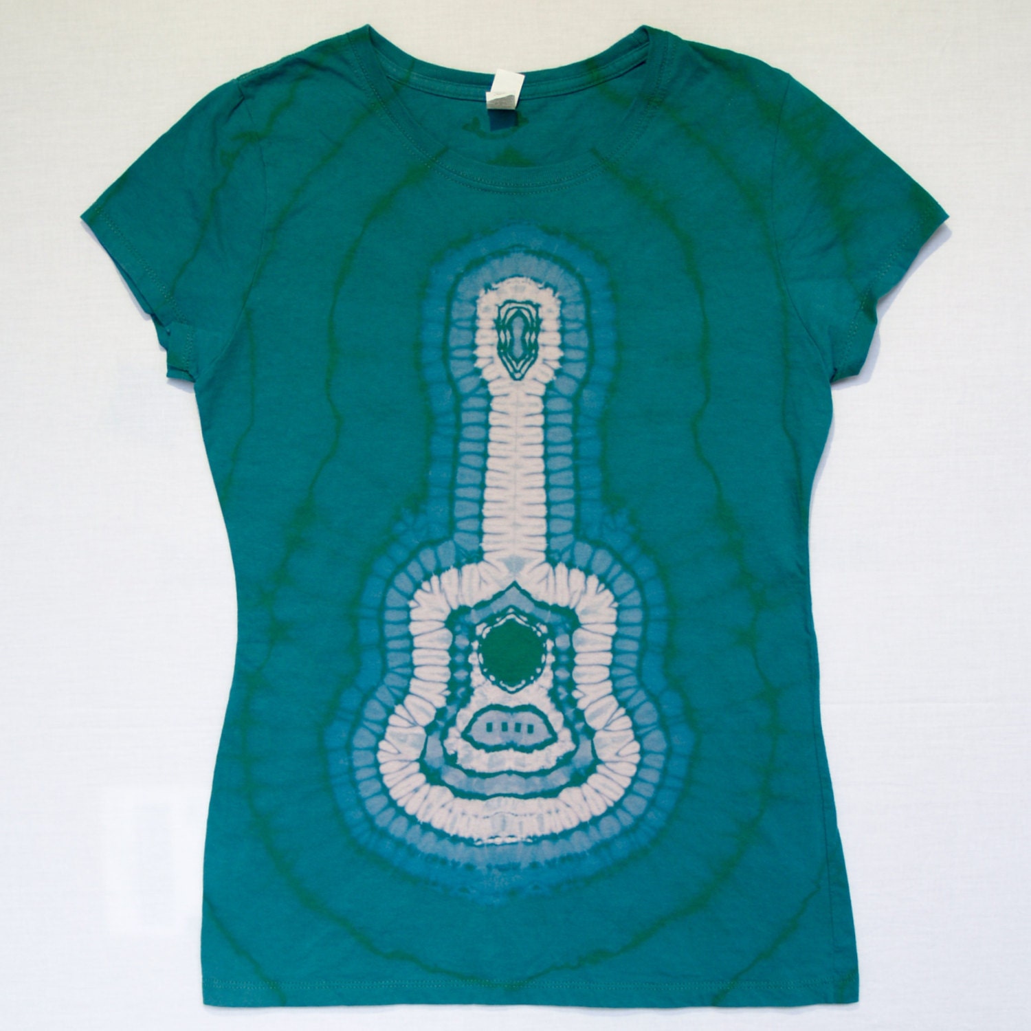 Ladies Tie Dye Ukulele Tshirt by AuthenticBonesTieDye on Etsy
