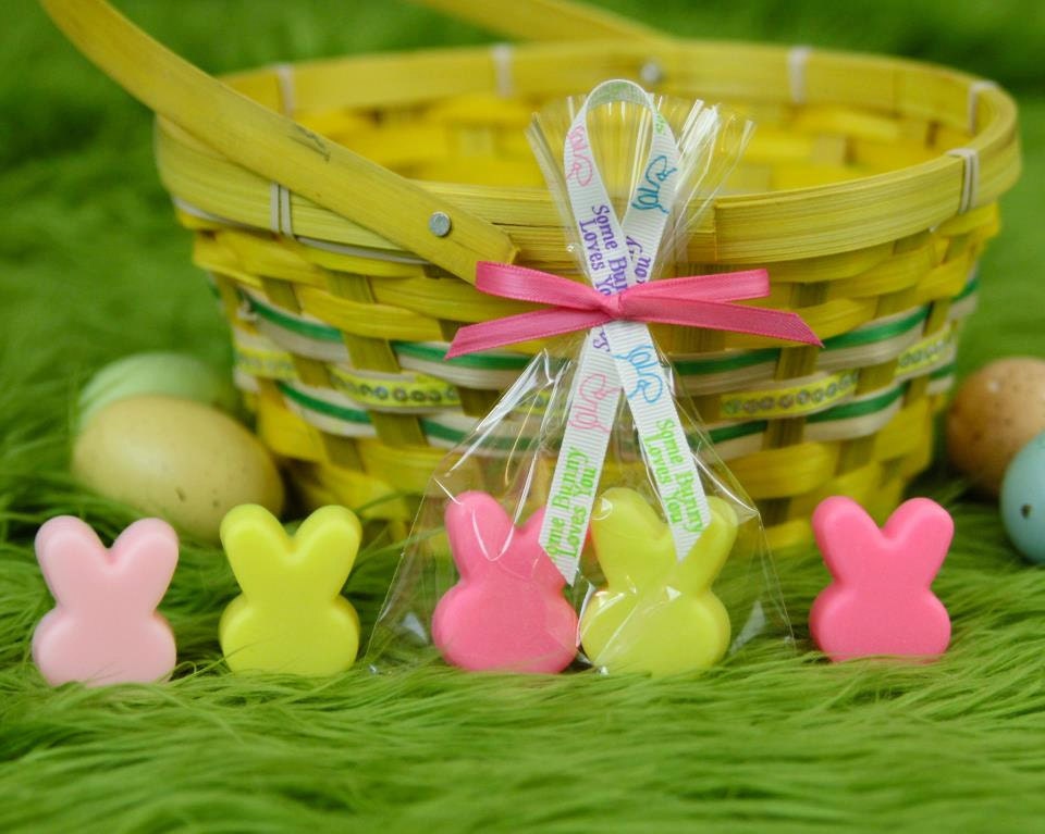 5 EASTER BUNNY SOAPS Favors Rabbit Easter by favorsbyangelique