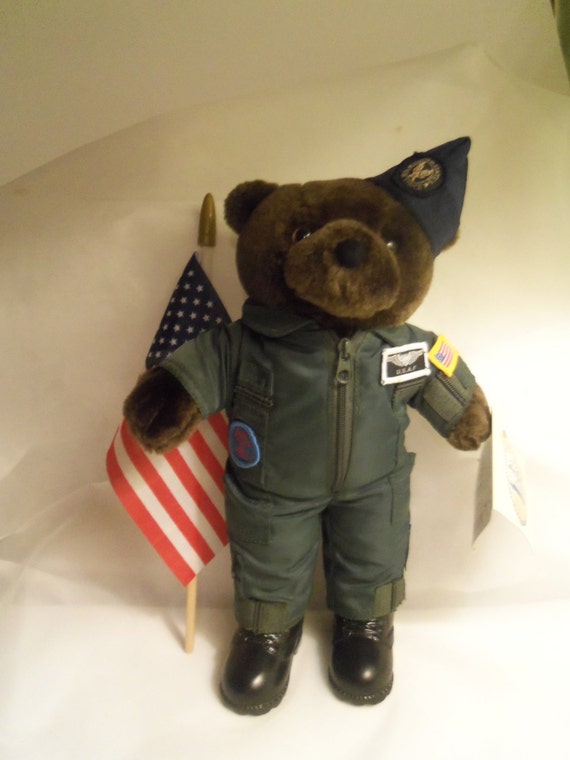 personalized air force teddy bear